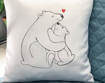 Bear hug cushion | Etsy Bear Hug Anyone Throw Pillow Cover | Etsy