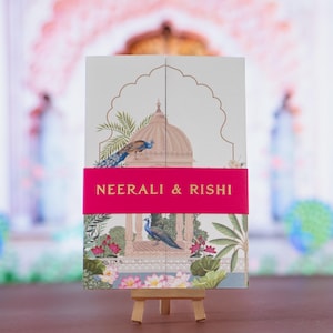 Carte de mariage personnalisée * Fabriquée à la main au Royaume-Uni * * Délai d'exécution rapide * MelodyStudio