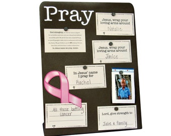 Prayer Board   |  Made In The USA  |  Gift For Her | Christian Home Decor | Christmas Gift  | Teacher Gift | College Dorm Gift