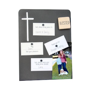 Prayer Board   |  Made In The USA  |  Cross | Christian Home Decor | Christmas Gift  | Teacher Gift | Prayer Bowl, College Dorm Gift
