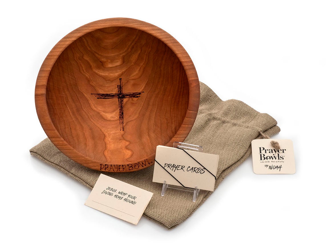Prayer Bowl Made in the USA Faith Gifts Prayer Bowls Wood Christian