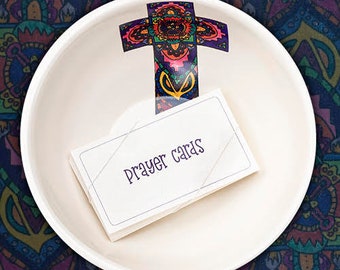 Boho Ceramic Prayer Bowl | Christian Home Decor, Faith Gift