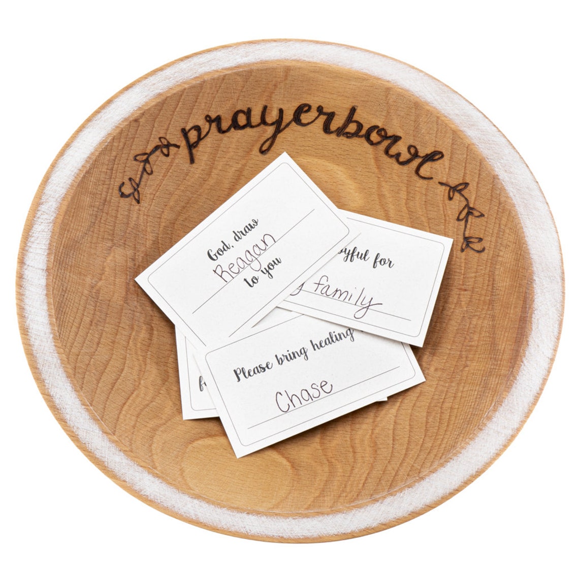 Prayer Bowl Made in America Confirmation Gifts Prayer Bowls Wood Birthday Gift Prayer Cards