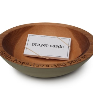 The Alexis Prayer Bowl | Made In The USA  | Mother&#39;s Day Gifts | Prayer Bowls Wood  | Handmade Gifts | Christian Home Decor  |  Gift For Her