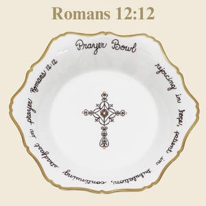 Prayer Bowl   |  Celeste Prayer Bowl  |   Anniversary Gift  |  Prayer Bowls Porcelain  |  Mother&#39;s Day | Wedding Gift | Sympathy Gift