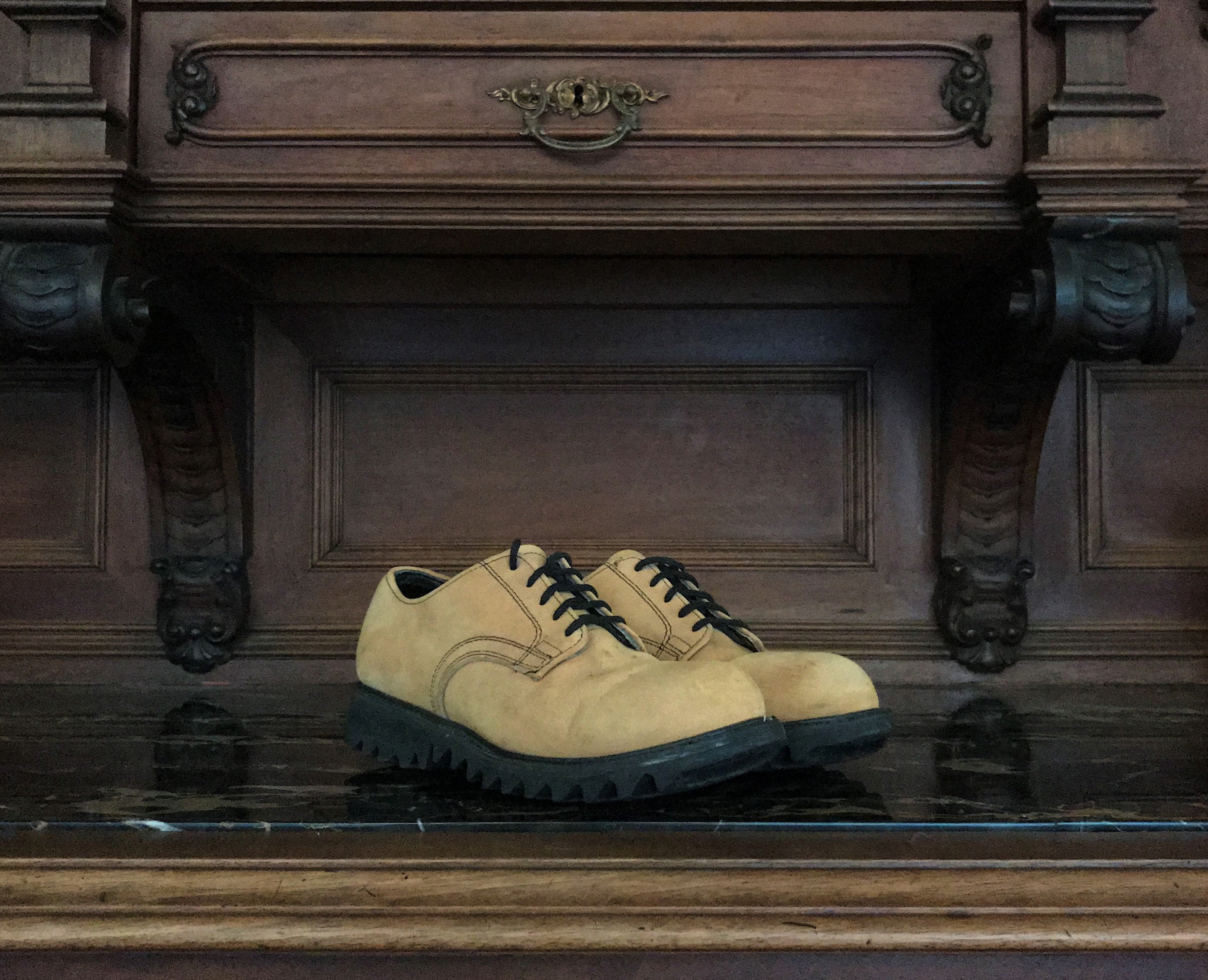 brown oxford skechers