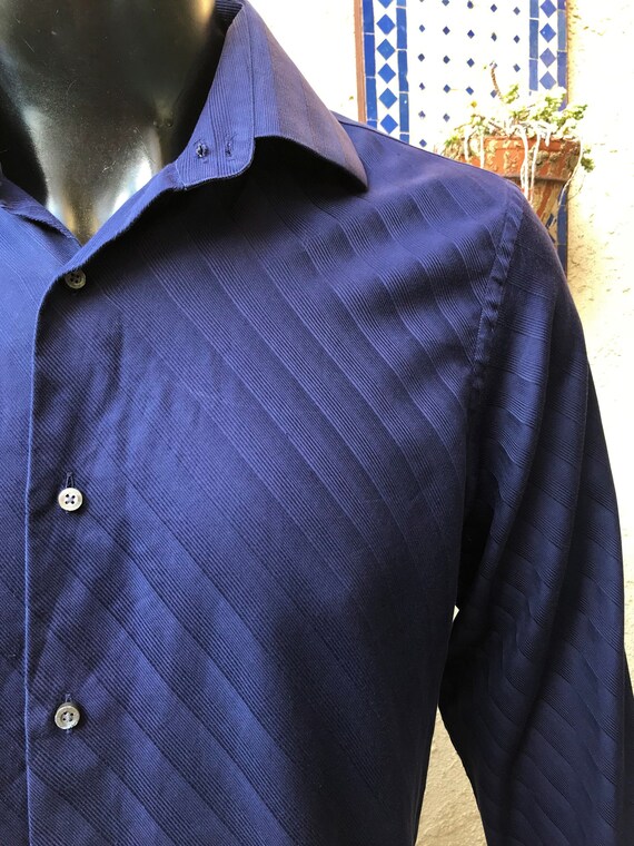 Dark Blue Dress Shirt Vertical 