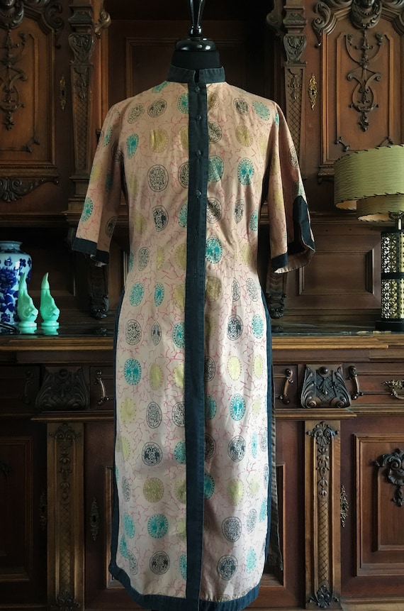 SUN FASHIONS of Hawaii Vintage Cheongsam Dress, 1… - image 1