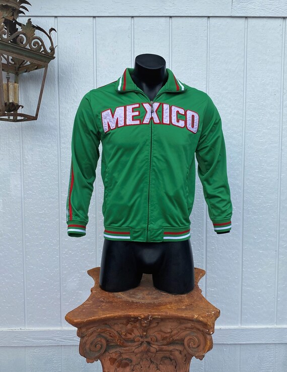 MJ COLLECTION Men's Vintage MEXICO Track Jacket size … Gem