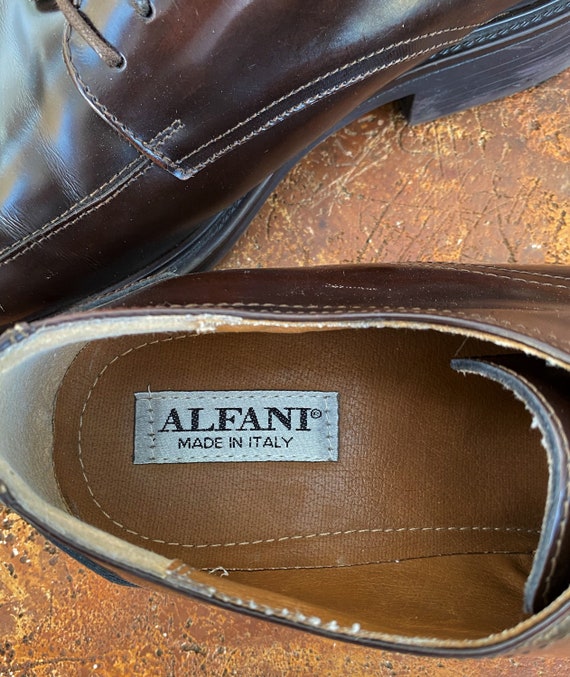ALFANI Men's Dark Burgundy Oxford Shoe size 9.5, … - image 5