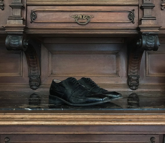 stacy adams genuine snake shoes