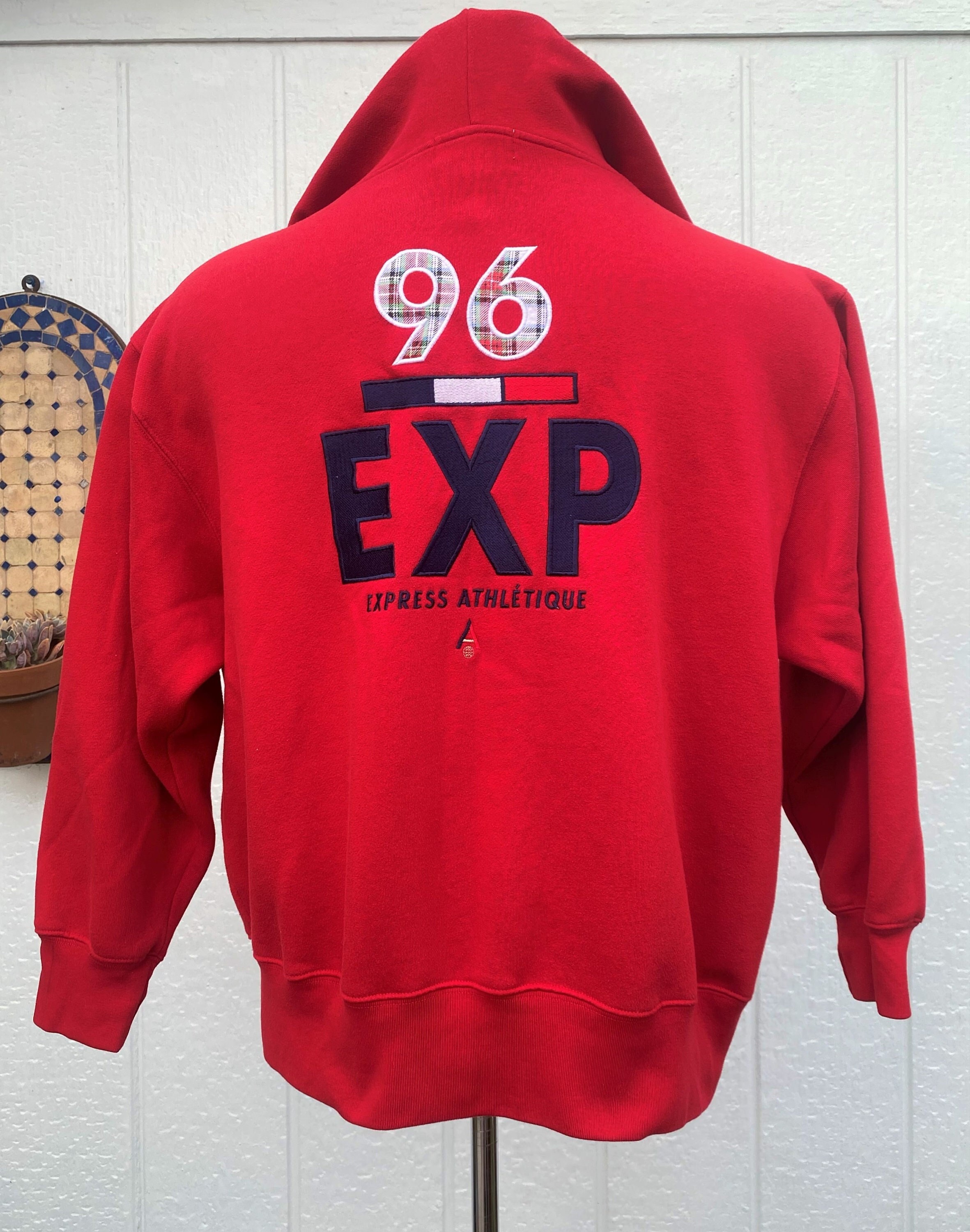Express red hoodie discount