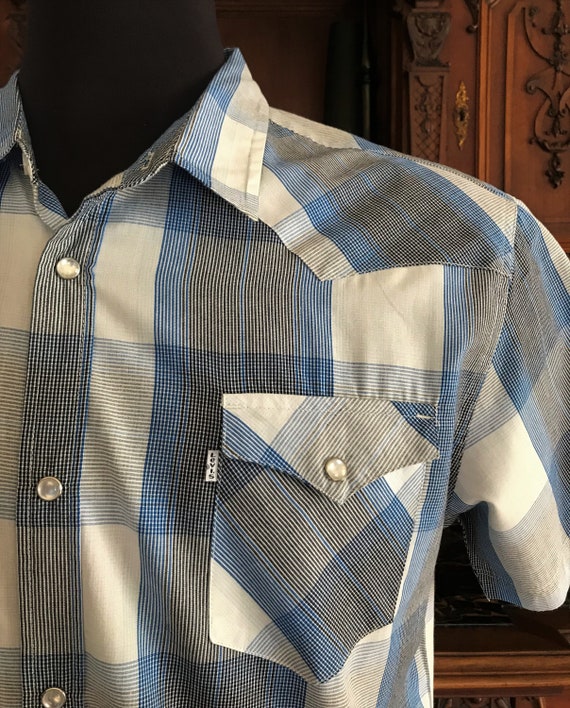 levis western shirt mens