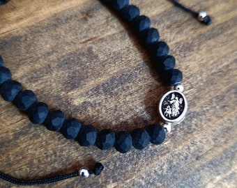 Saint Michael bracelet - San Miguel - Archangel bracelet - Religious Bracelet - Adjustable bracelet - Protection bracelet - Handmade