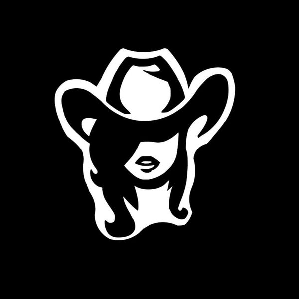 Cowgirl decal - Western decal - Western sticker - Country Decal - Cowgirl up - Cowgirl Hat - Country girl - Car decal  - Truck decal - Decal