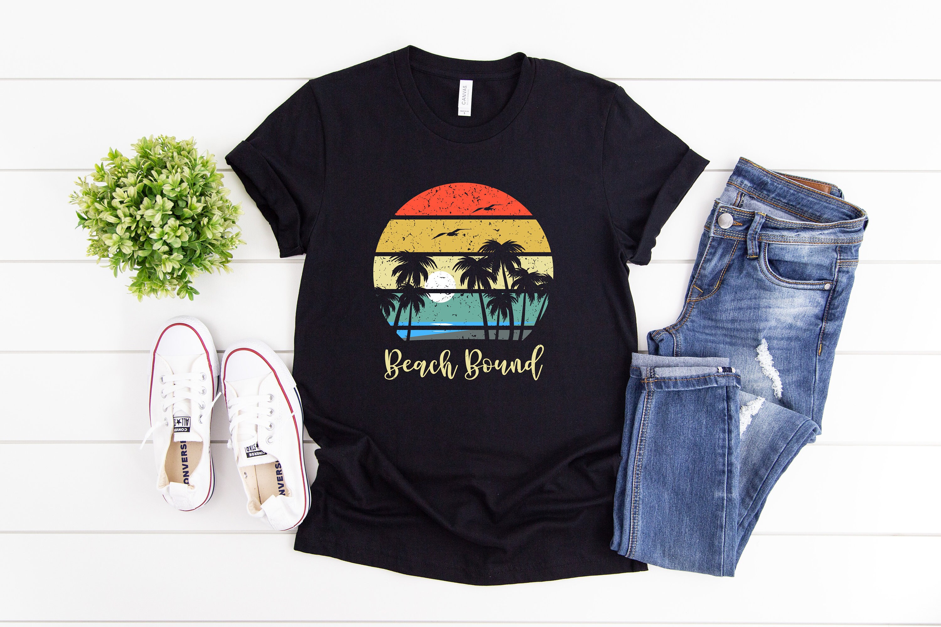 Camiseta con destino a la playa camisas de playa camisa de Etsy