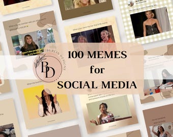Memes de marketing para postagens no Instagram: 100 vídeos e fotos. Memes para aumentar o engajamento. Modelos do Canva para postagens no Instagram em mídias sociais.