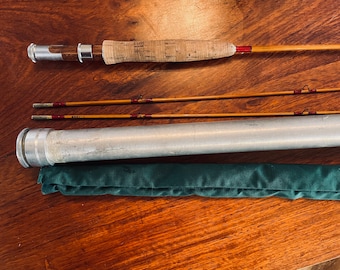 Bambus Fliegenrute - 2 m, 2 Gewicht von L. Blauvelt, sehr guter Zustand