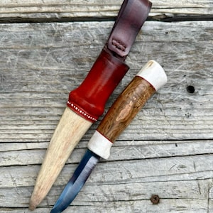 Handgefertigtes Messer zum Schnitzen, Angeln, Futtersuche, Camping