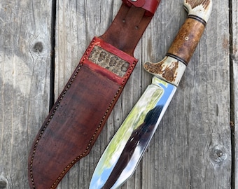 Custom9″BowieJachtmes – Handgemaakt meesterwerk voor buiten
