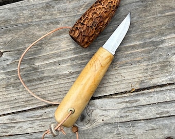 Met de hand gesneden morille-foerageermes