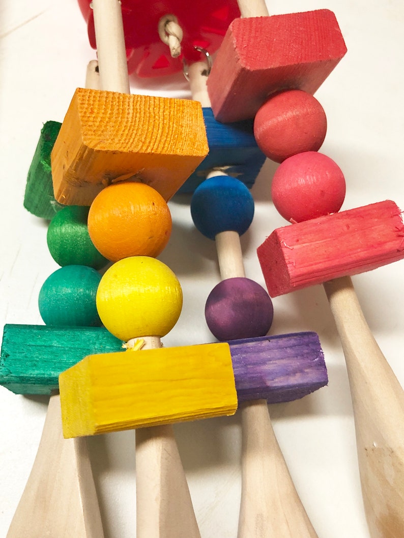 Wooden Spoon Parrot toy