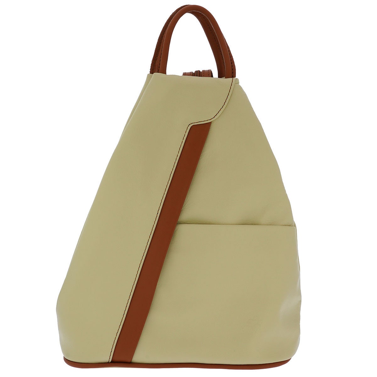 Fioretta Italian Genuine Leather Top Handle Backpack Purse Shoulder Bag Handbag Rucksack for Women