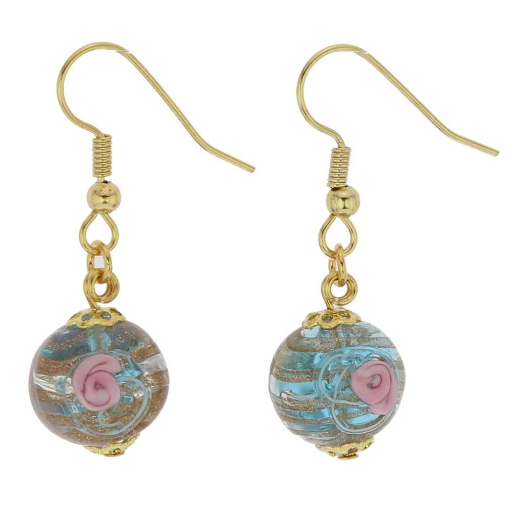 GlassOfVenice Murano Glass Magnifica Earrings - Sky Blue