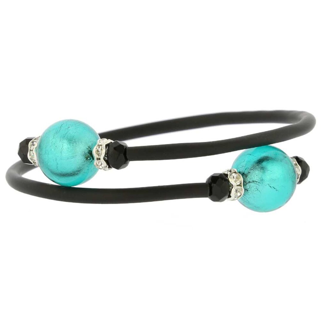 GlassOfVenice Bracciale Cuore di Murano - Rosso Rubino