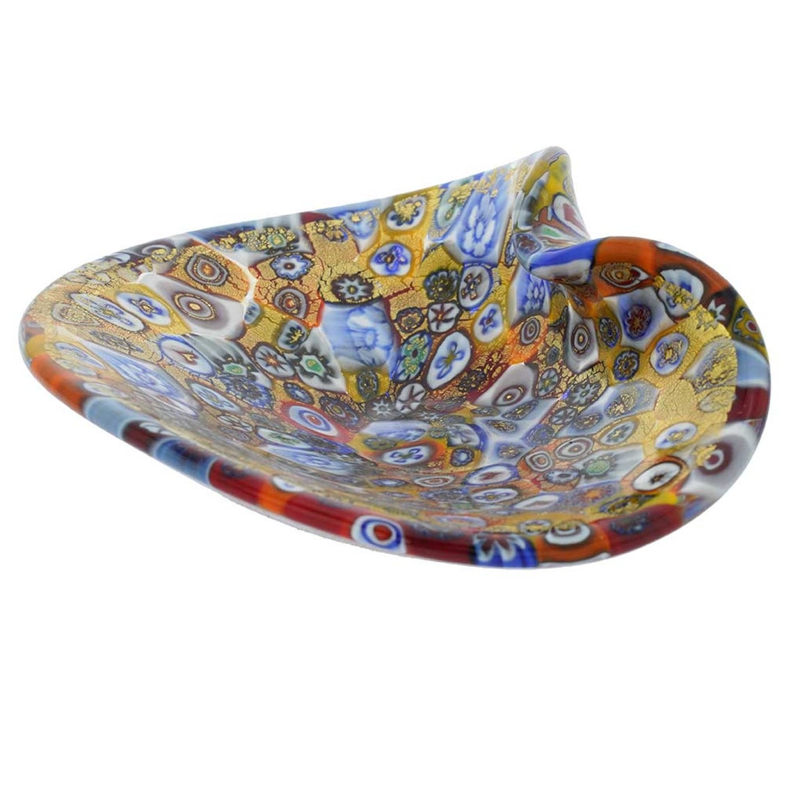 Winners Venetian Style Glass Decorative Plate