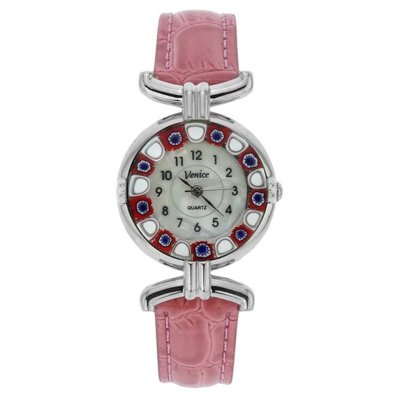 Bracciale Millefiori Con Dischi D'Oro In Vetro Di Murano Autentico - GlassOfVenice - Multicolore 20cm - 3