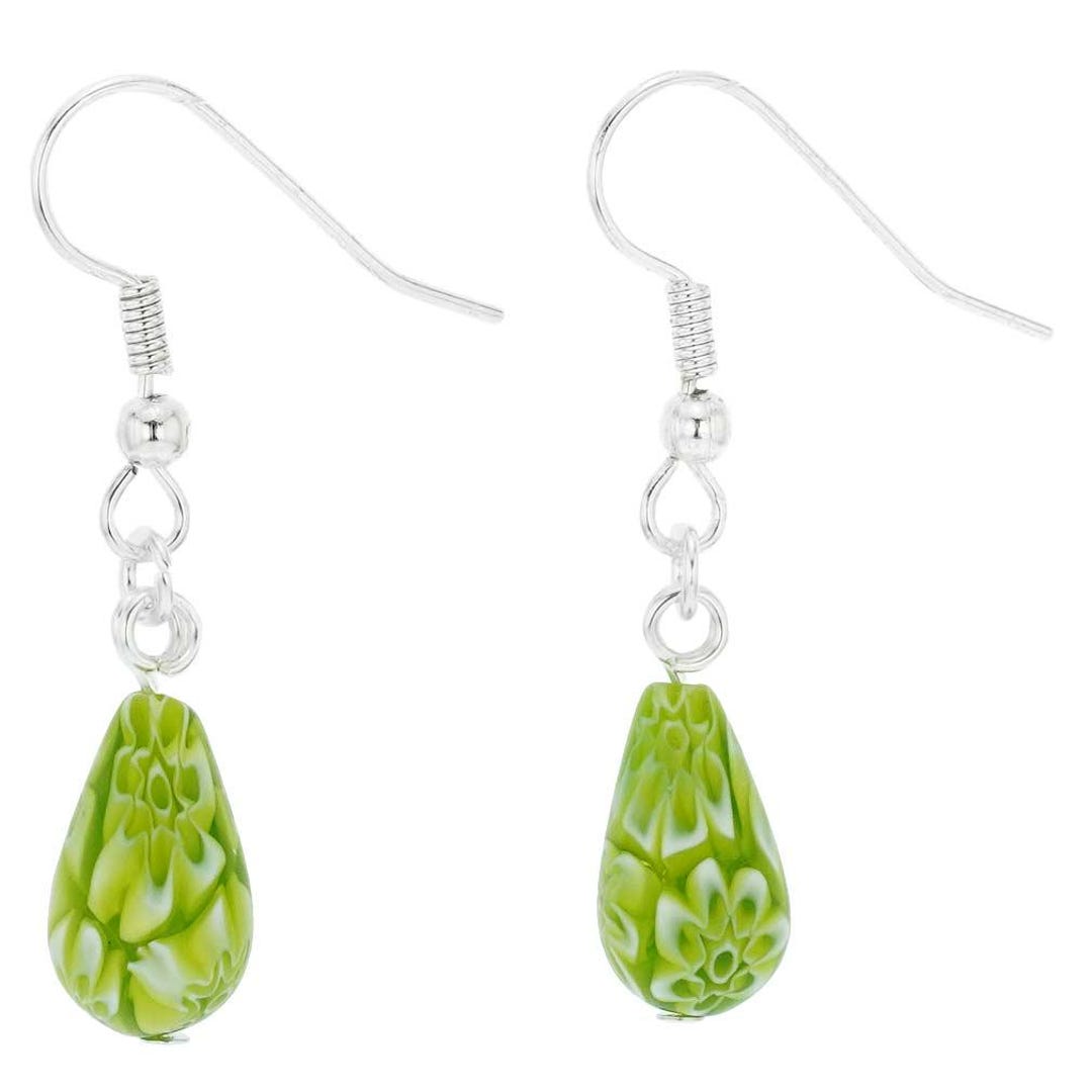 Ross-Simons Italian Multicolored Murano Glass Drop Earrings In 18kt Gold Over Sterling Women S Adult