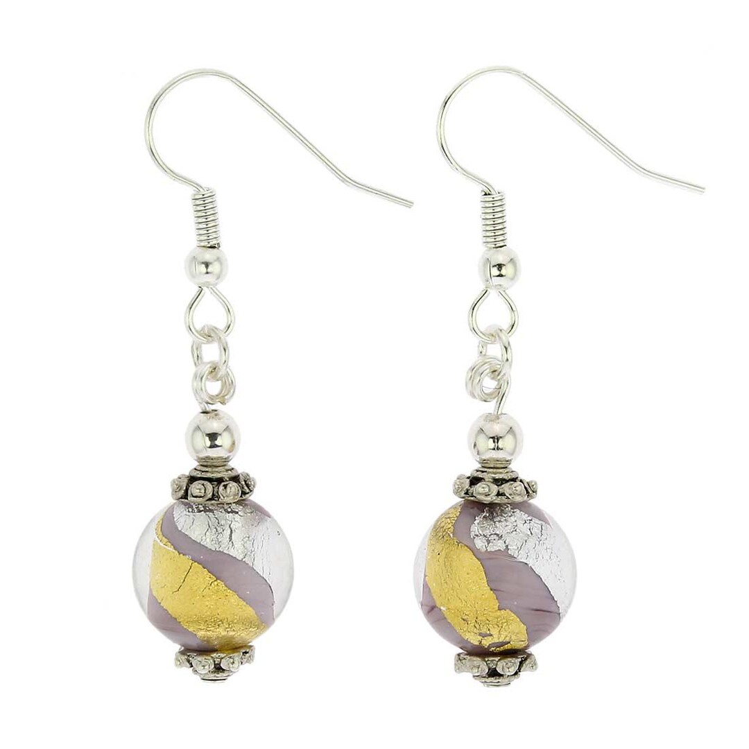 Murano Venetian Glass Drop Earrings - Troy O'Brien Fine Jewellery