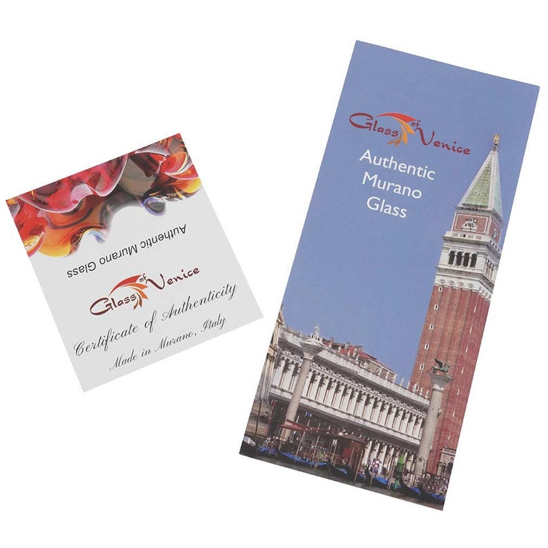 GlassOfVenice Murano Glass Festooned Dove