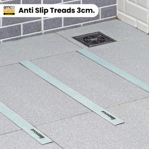 Waterproof Non Slip Strips for Bathroom, Shower, Narrow Anti Slip Treads for Slippery Walkways, Stairs & Decks