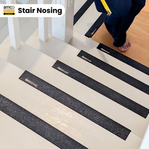 Heavy Duty Non Slip Stair Treads for Outdoor Stairs, Waterproof Anti Slip Grip Strips for Wood Deck & Concrete Steps
