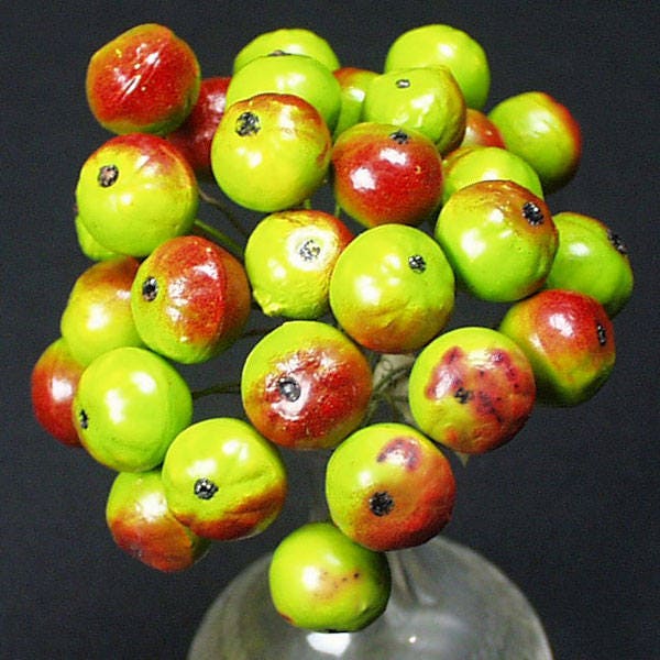 Vintage Germany Fruit Apples Millinery - New Old Store Stock Hat Decorations