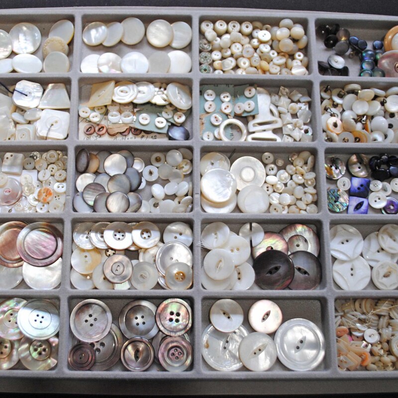 Antique Buttons Shell - Etsy