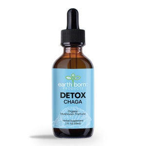 Detox – Organic Chaga Mushroom Tincture, 2 oz - 60 servings