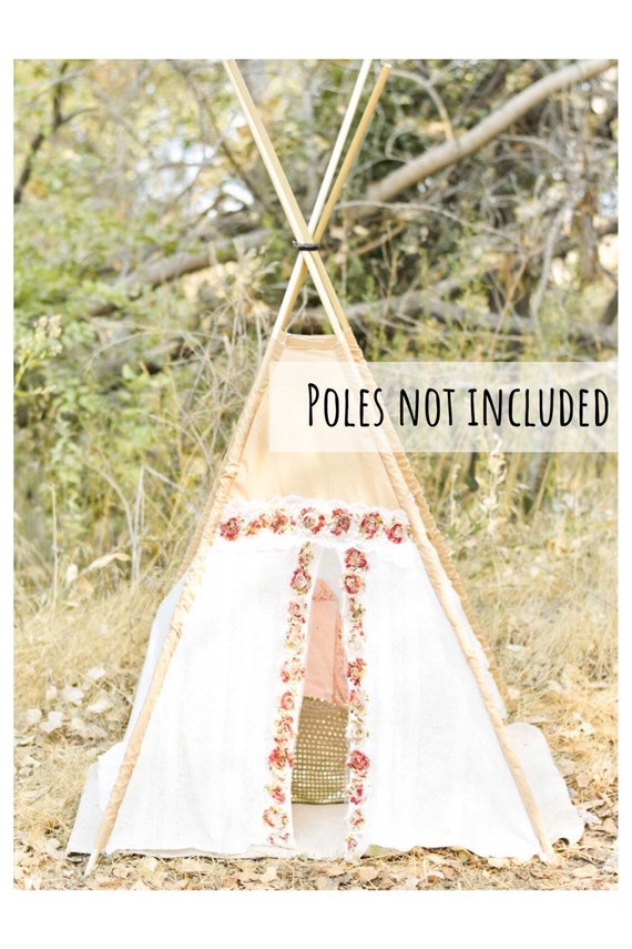 Floral Teepee Tent for Girls Tipi 