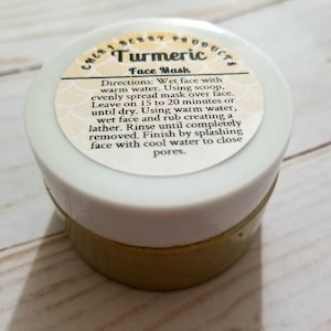 Turmeric Face Mask/ Activated Charcoal Face Mask