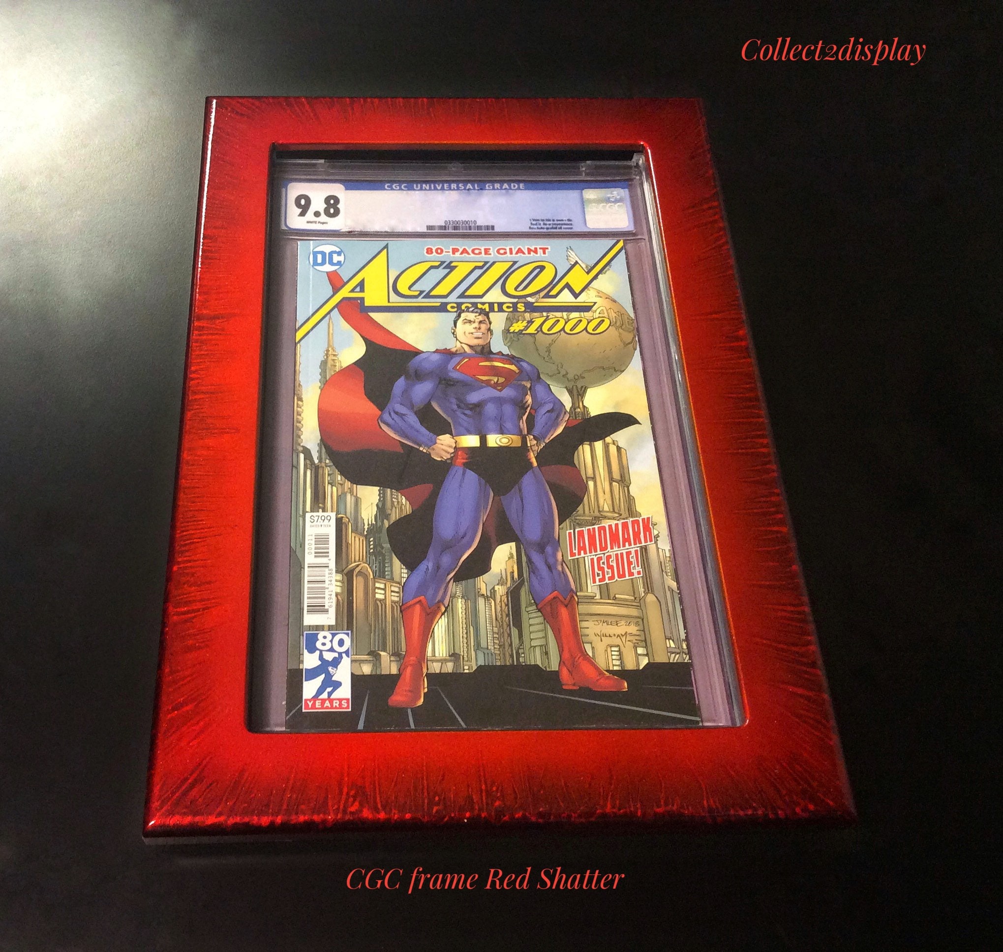 Multi3 Graded Comic Book Frame. Display 3 Graded Comic Book Etsy