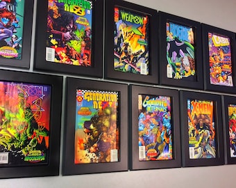 Comic Book Frames - 10 frames - Save buying in bulk - Note Color choice at checkout.