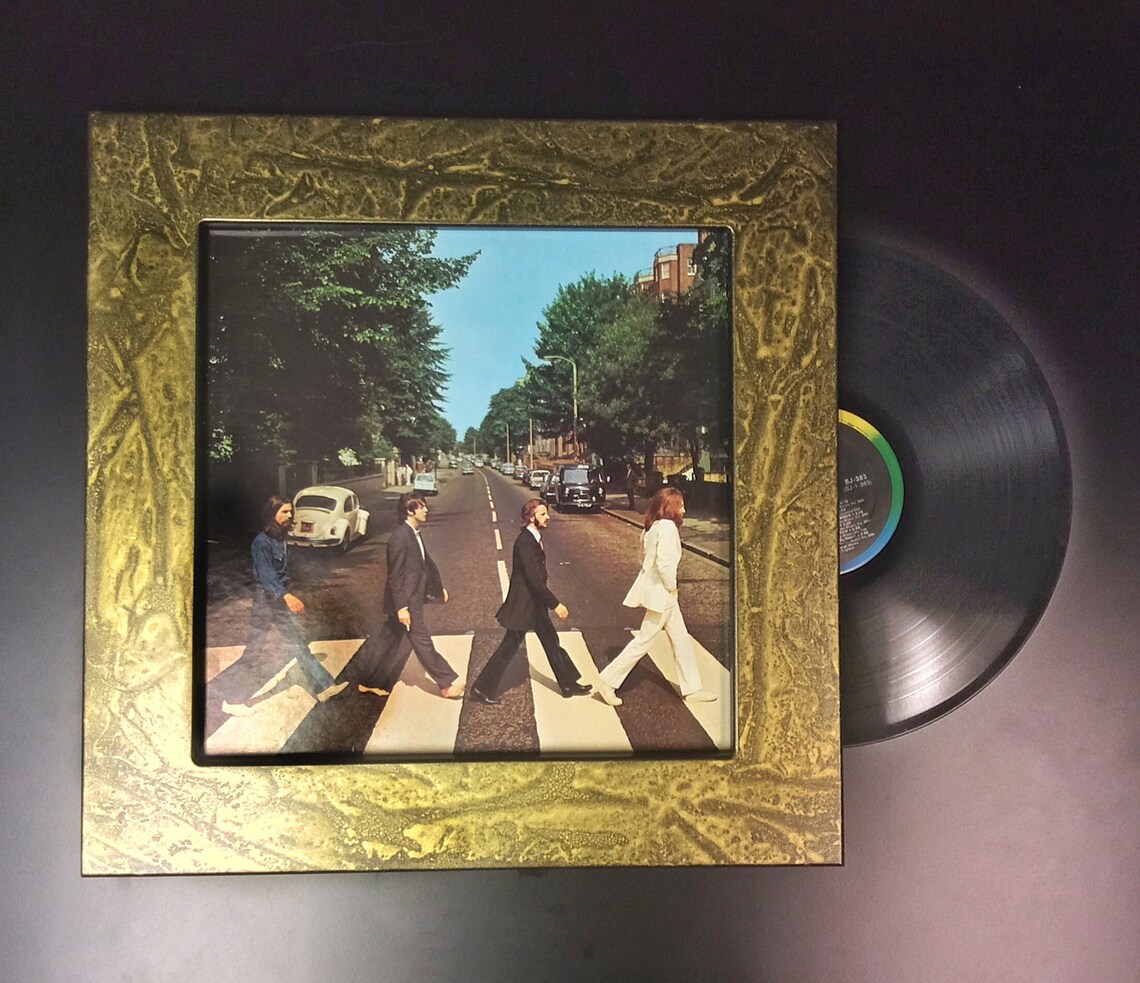 Vinyl Record Frame 33RPM Toploader style frames in Black Etsy