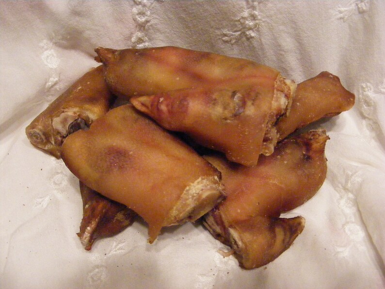 PIGGY TOES Pig Feet Whole Treats for Dogs Etsy