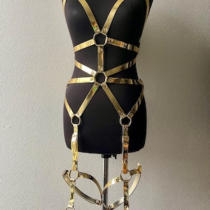 Ganzkörper Harness,Körperfetisch, Harness für Fotoshooting,echt Leder Harness