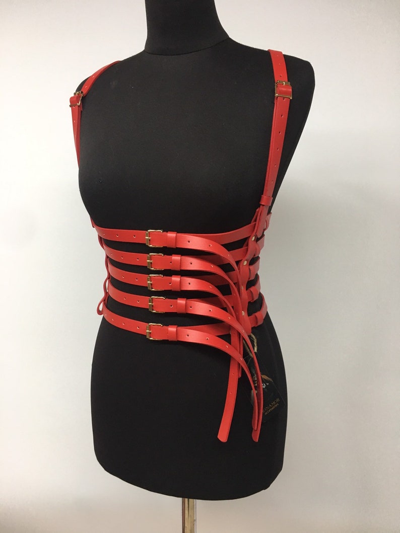 Straps corsetstraps under the chest harness corset genuine Etsy