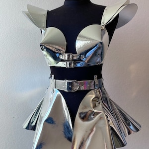 Stage Ruffles Set With Cuffs ,cosplay Accessories, Burningman Fashion ...