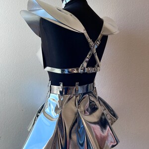 Stage Ruffles Set With Cuffs ,cosplay Accessories, Burningman Fashion ...