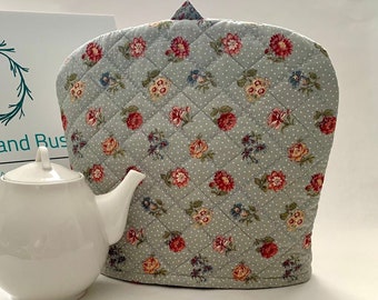 Quilted Tea Cozy: French Country Floral, 6-Cup Teapot Cover